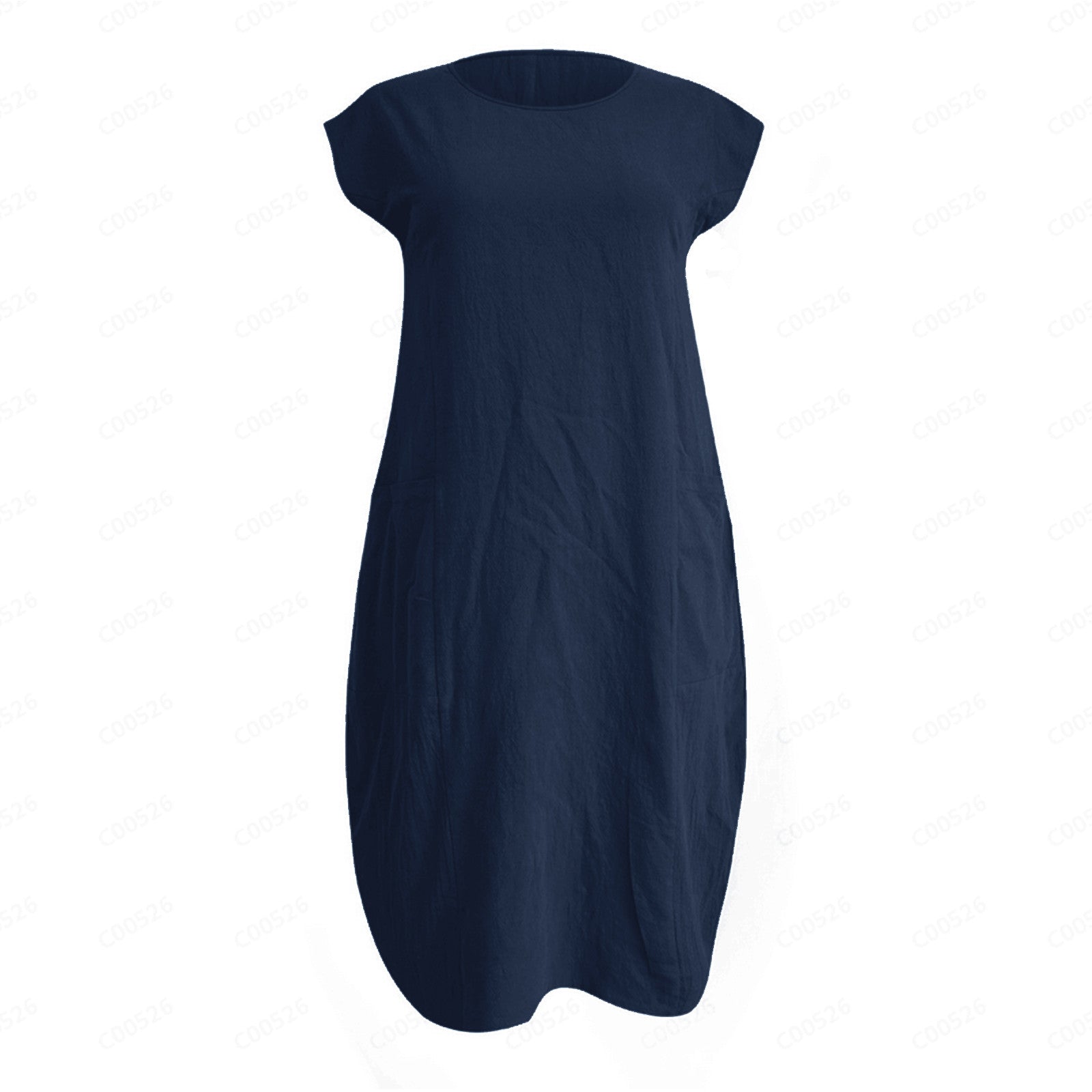 Relaxed short sleeve summer dress - Image 7