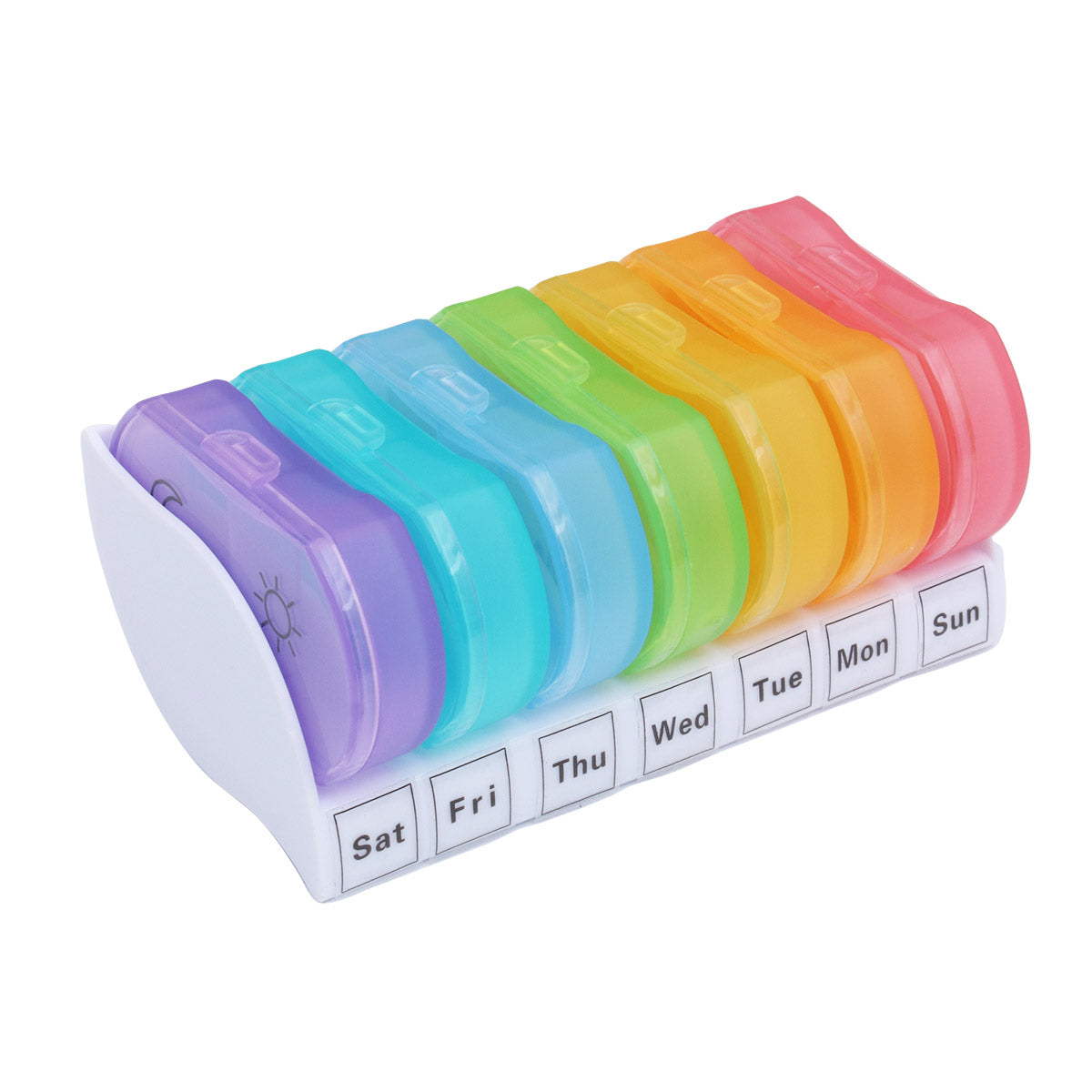 Compact weekly vitamin & pill organizer box - Image 5