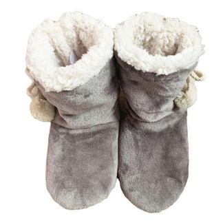 Warm indoor women's slipper boots