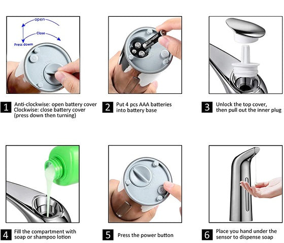400ml automatic soap dispenser - Image 9