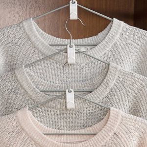 Space-saving connecting coat hanger hook set of 5 pcs
