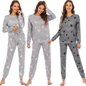 Stars printed pajama set for women