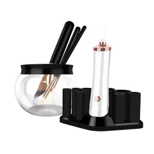 Electric make up brush cleaner & dryer set