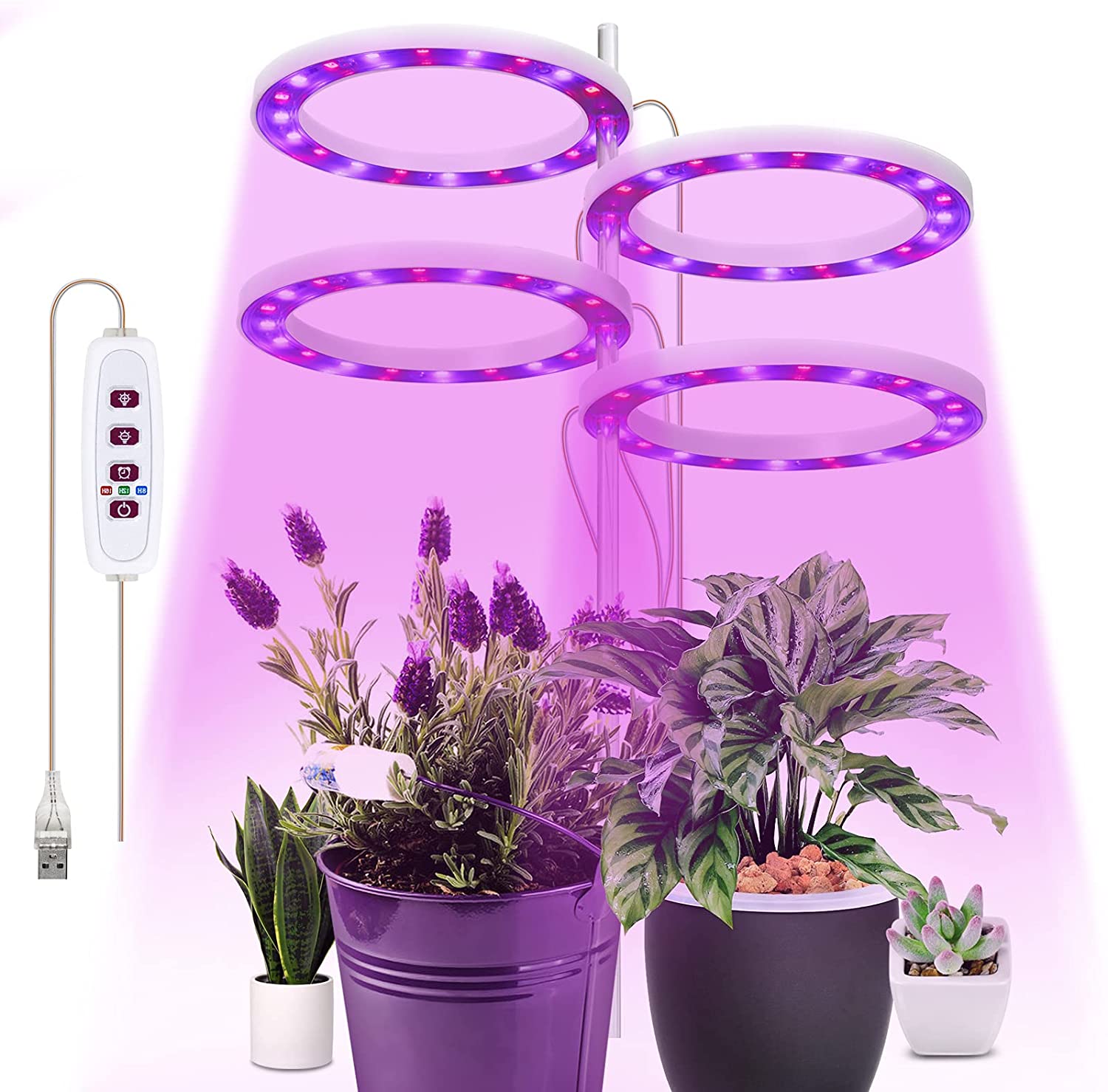 Plant growing LED light