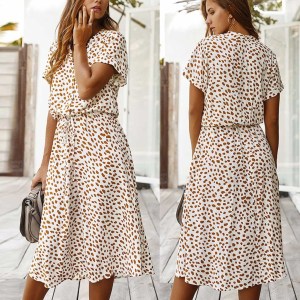Short sleeve casual summer dress