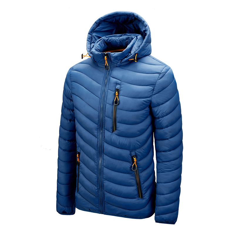 Lightweight men's zipper jacket with hood - Image 10