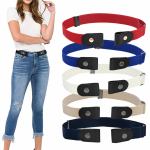 Buckle-free adjustable elastic belt