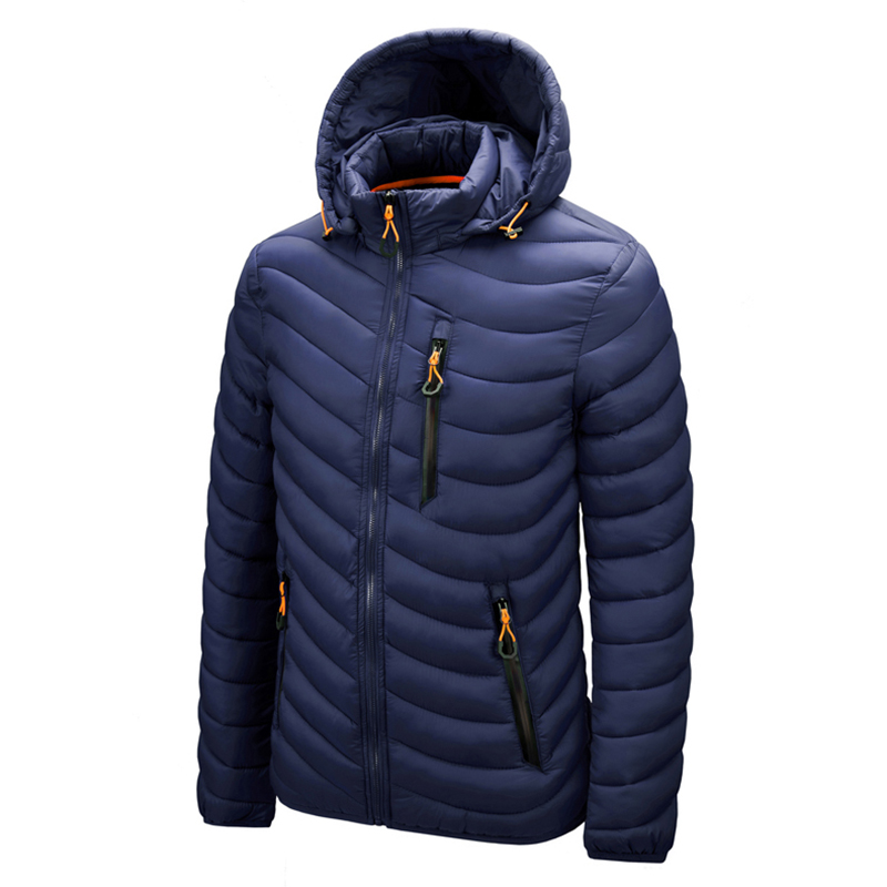 Lightweight men's zipper jacket with hood - Image 12