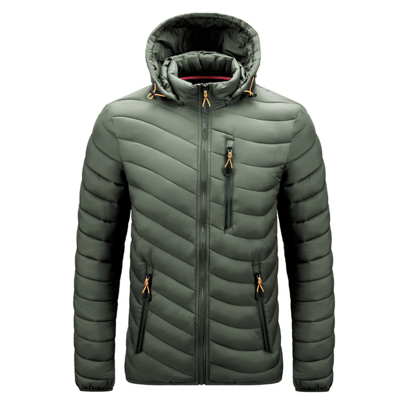Lightweight men's zipper jacket with hood - Image 16