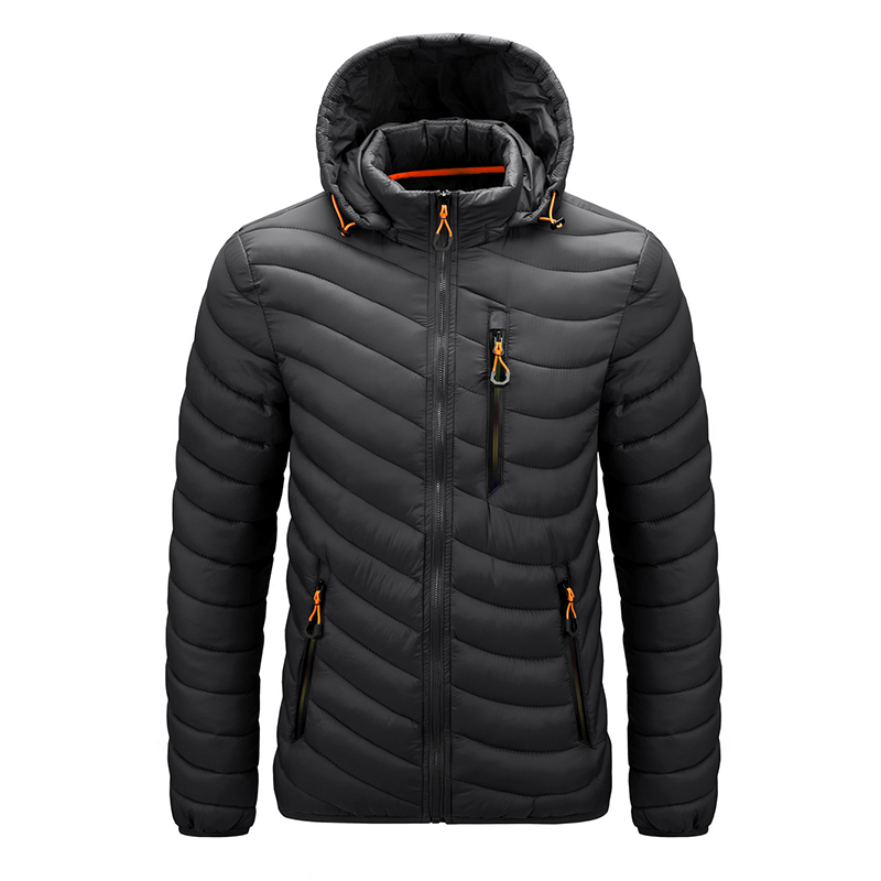 Lightweight men's zipper jacket with hood - Image 13