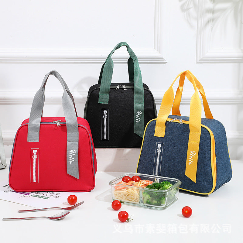 Portable thermal lunch bag