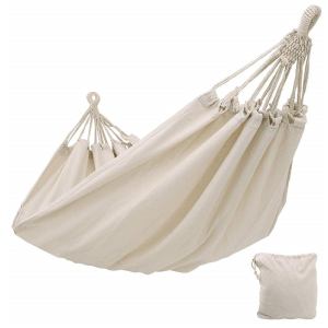 Outdoor canvas hammock