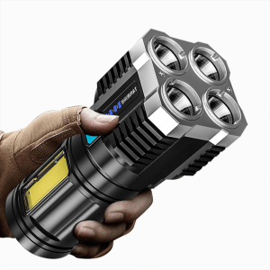 4 LED rechargeable flashlight