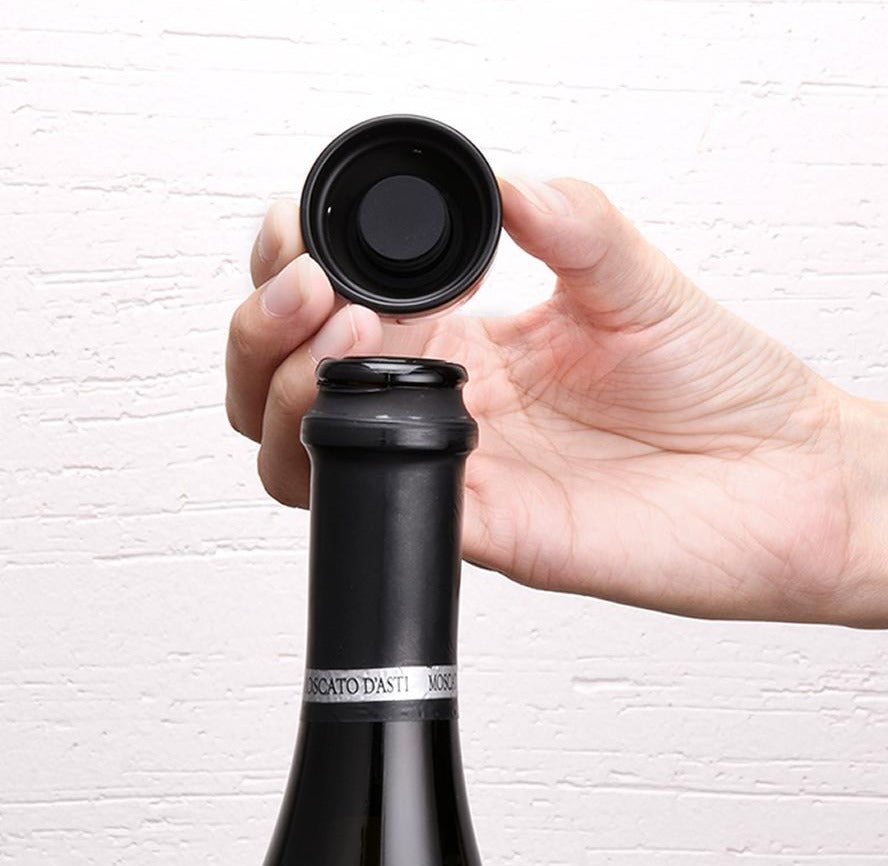 Silicone seal wine stopper & Champagne bottle stopper set - Image 8