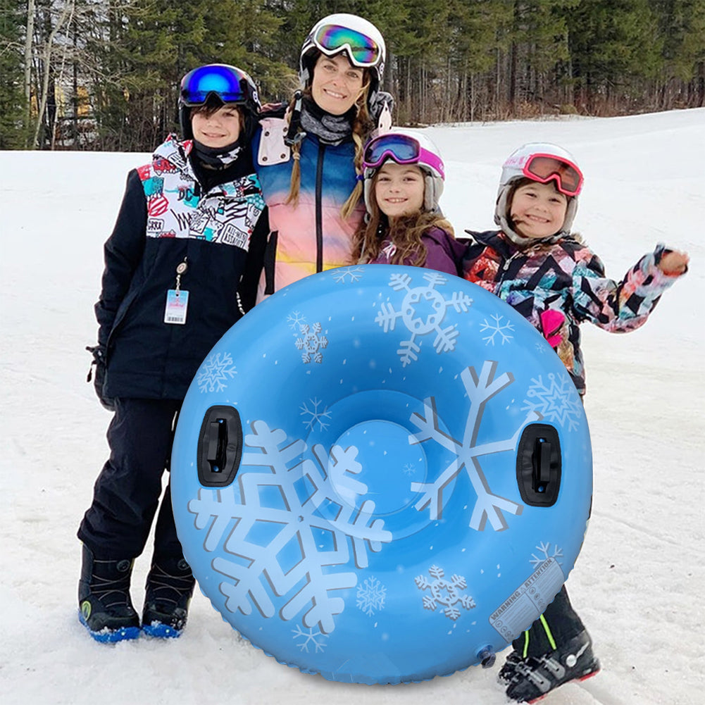 Inflatable snow tube