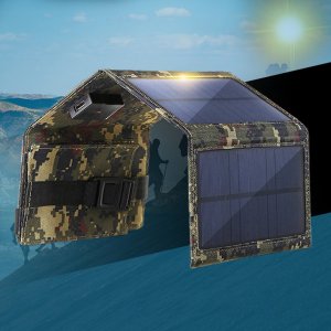Portable solar panel charger