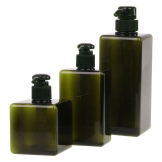 Reusable shampoo pump bottle set