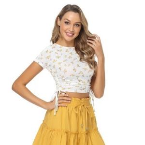 Short casual top for women