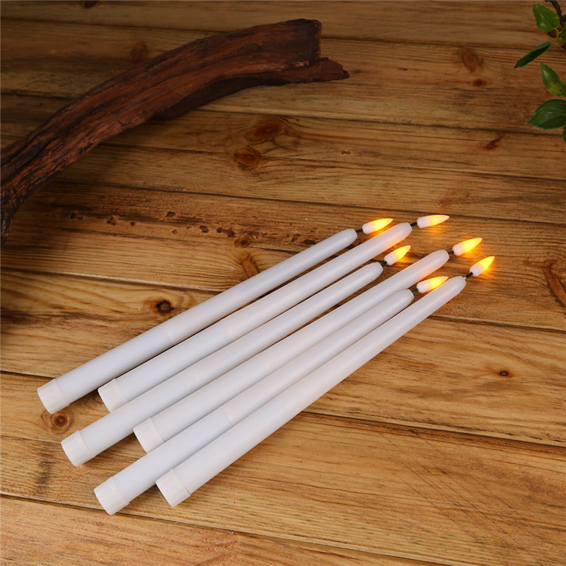 Flameless LED taper candles set with remote - Image 2