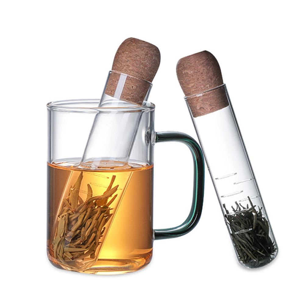 Reusable glass tea filter