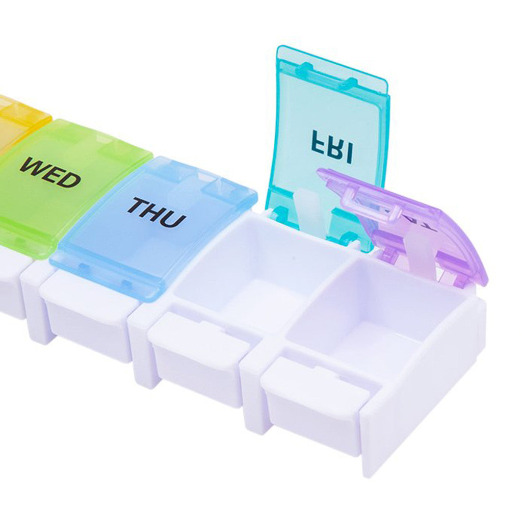 Compact weekly vitamin & pill organizer box - Image 3