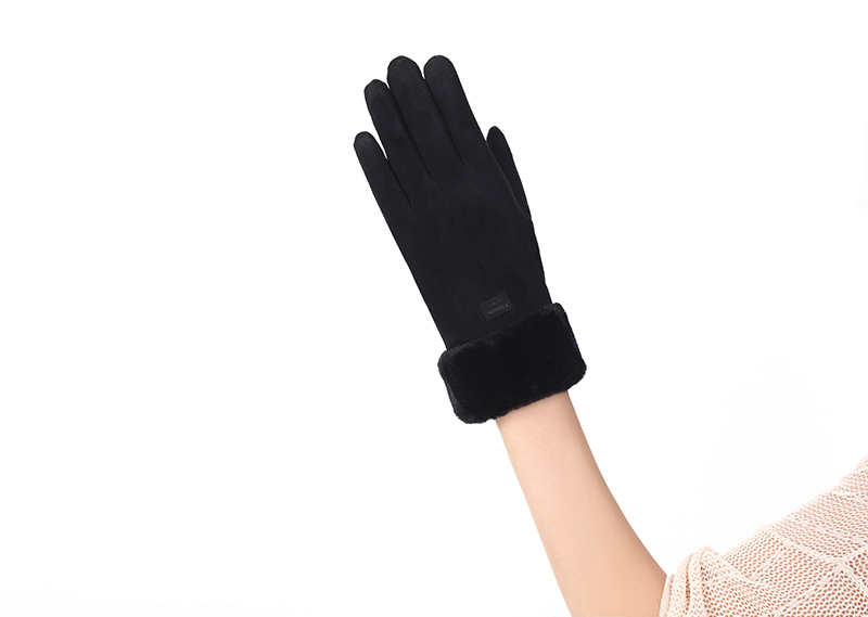 Touch screen faux suede gloves - Image 8