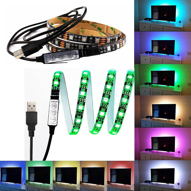 LED colour-changing TV backlight strip