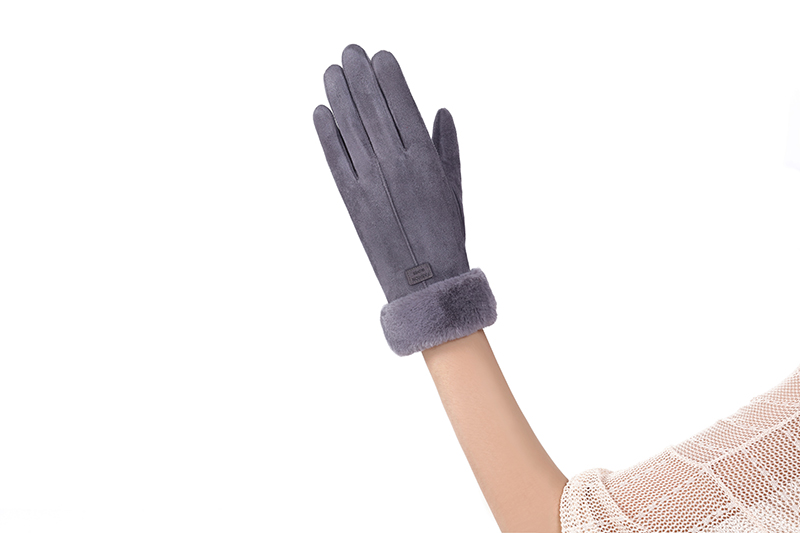 Touch screen faux suede gloves - Image 11