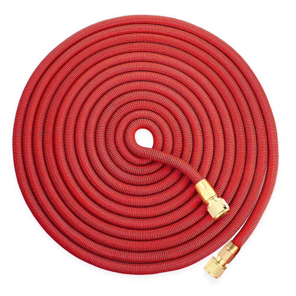 Triple retractable rubber garden hose - Image 6