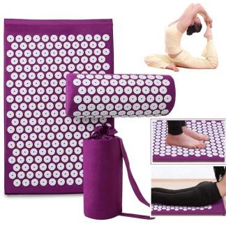 Acupressure sports mat & pillow set