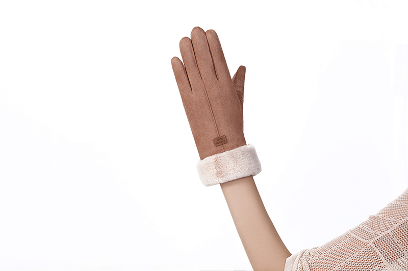Touch screen faux suede gloves - Image 5