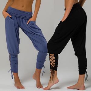 Harem pants with pockets