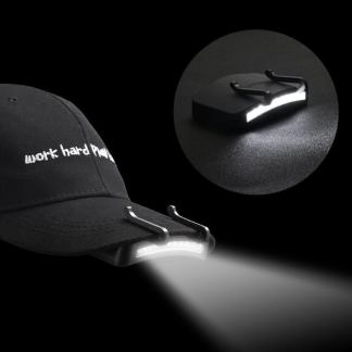 LED head light for a hat