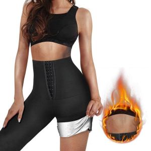 Sauna effect women's corset sweatshorts