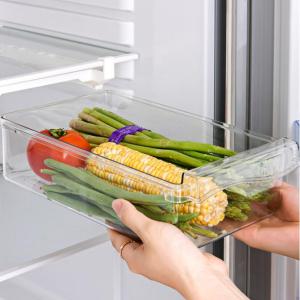 Multi-functional fridge organizer drawer