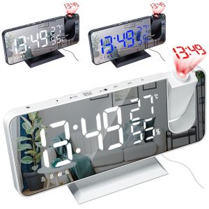 EN8827 LED projection alarm clock with radio