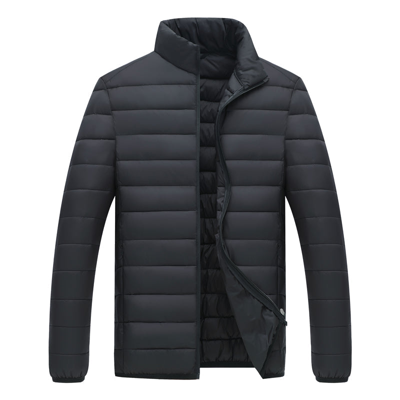 Ultra-thin lightweight jacket for men in Black - Image 2