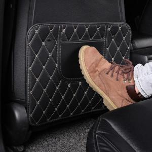 Car seat back protector mat
