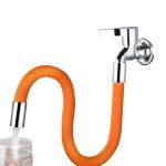 Flexible faucet extension