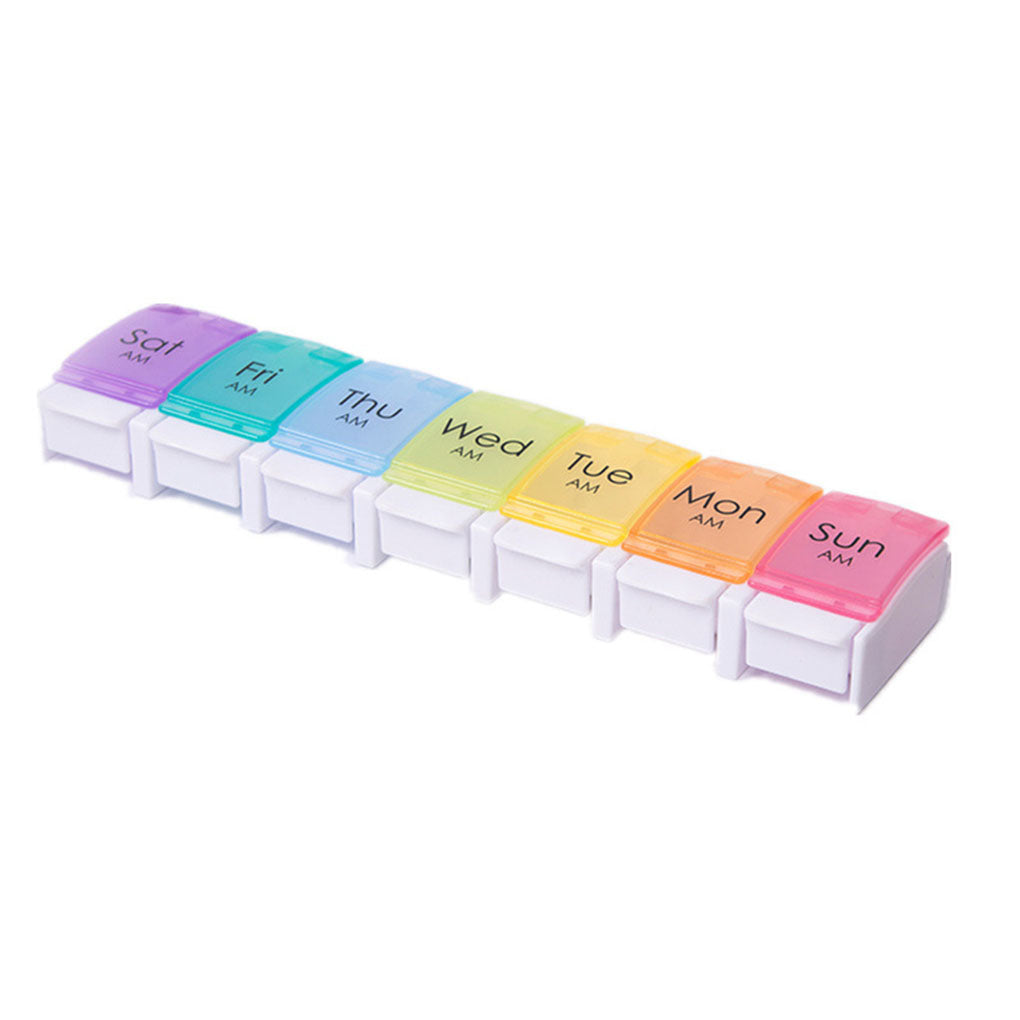 Compact weekly vitamin & pill organizer box - Image 2