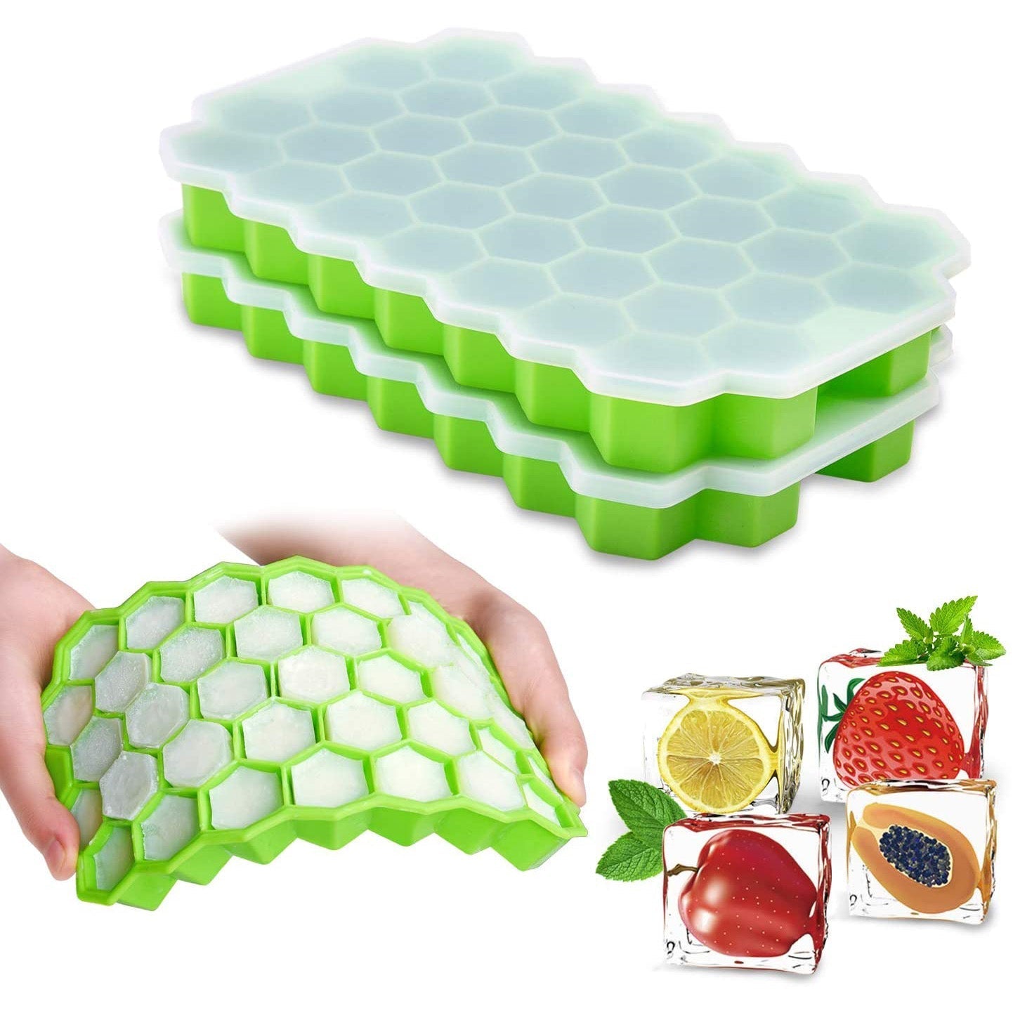 Honeycomb ice tray with lid (optional) - Image 15