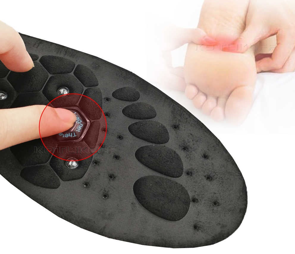 Magnetic acupressure massaging insoles - Image 9