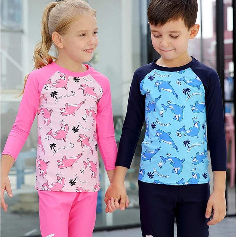 Two-piece swimwear for kids