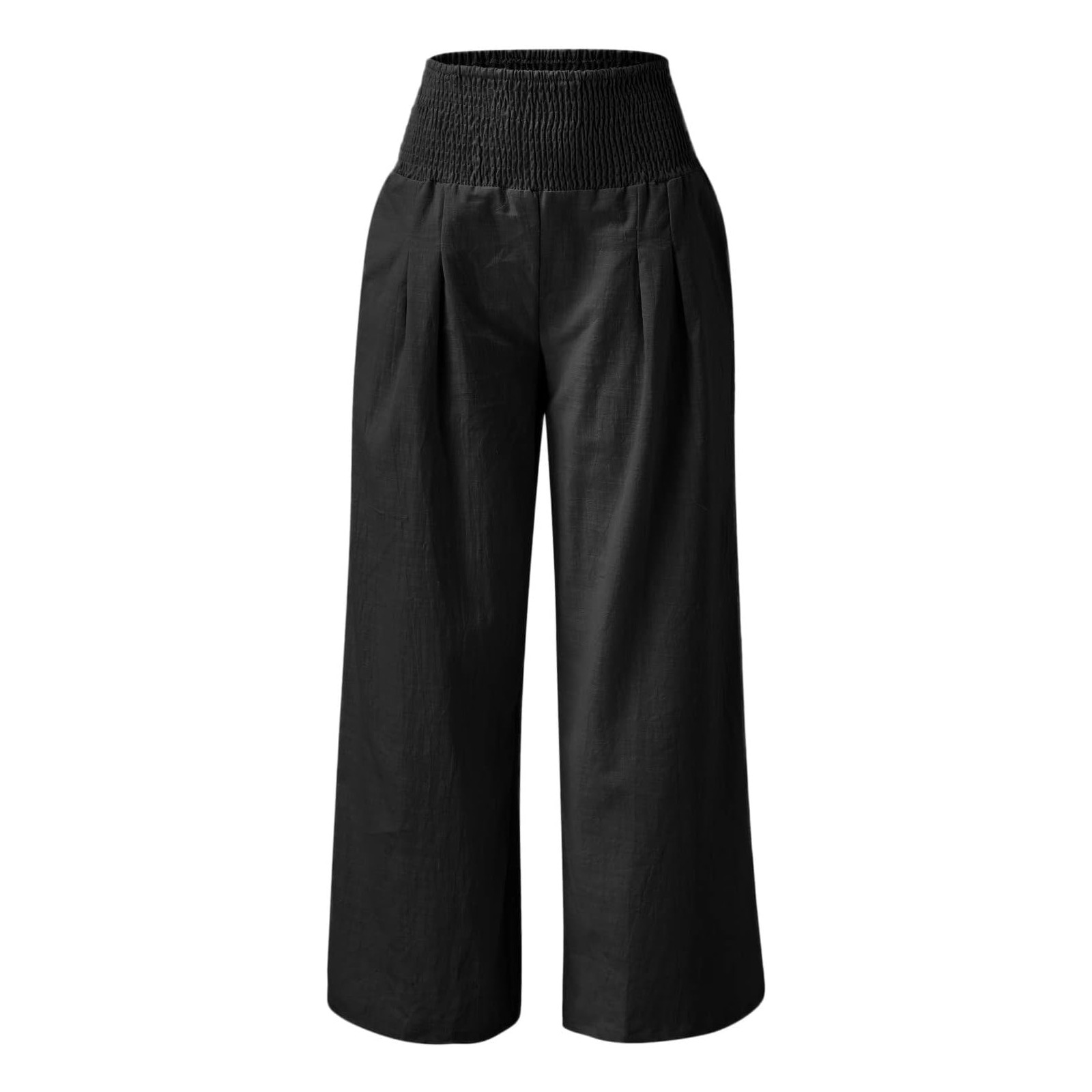Relaxed wide leg pants with pocket - Image 26