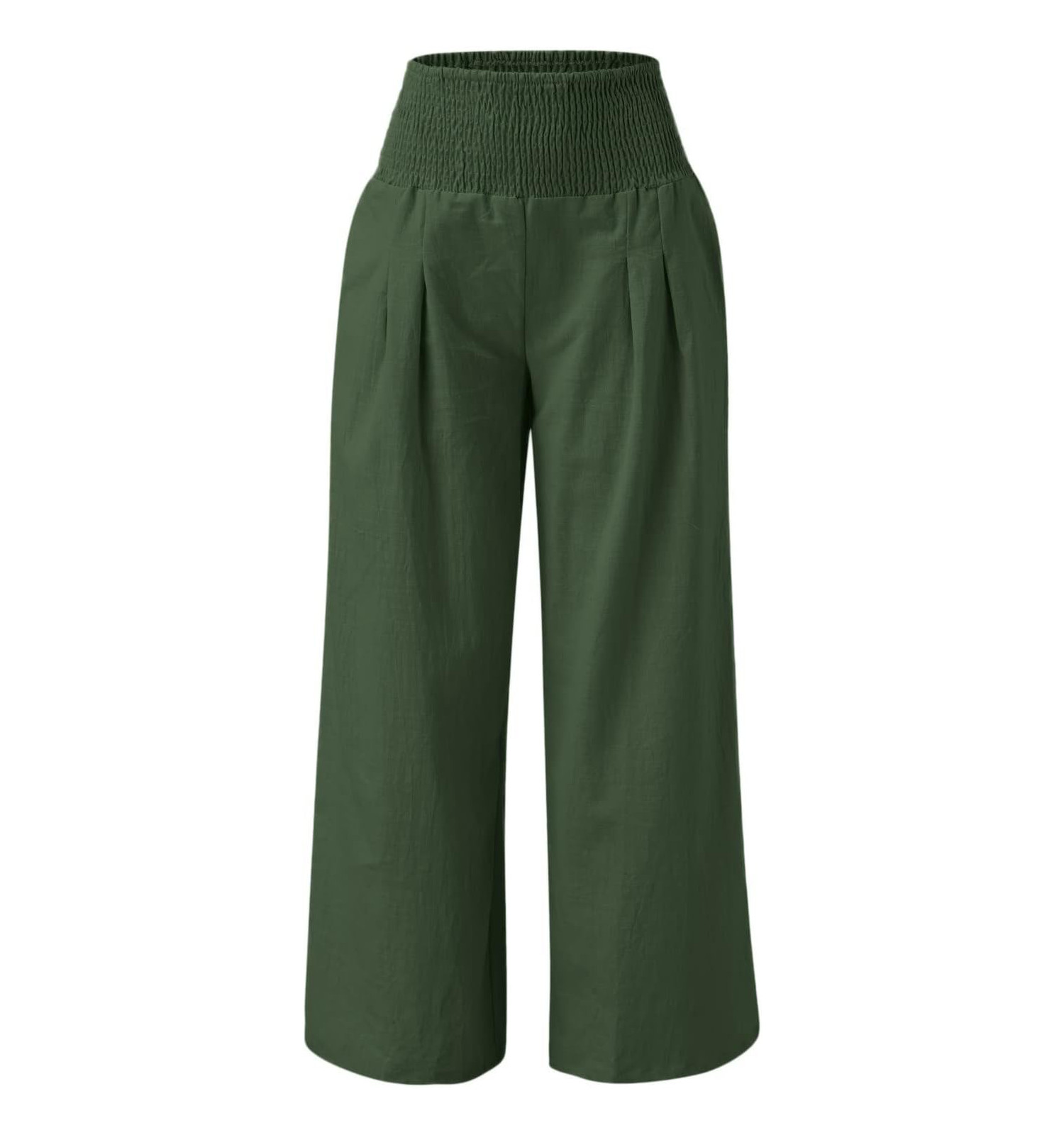 Relaxed wide leg pants with pocket - Image 30
