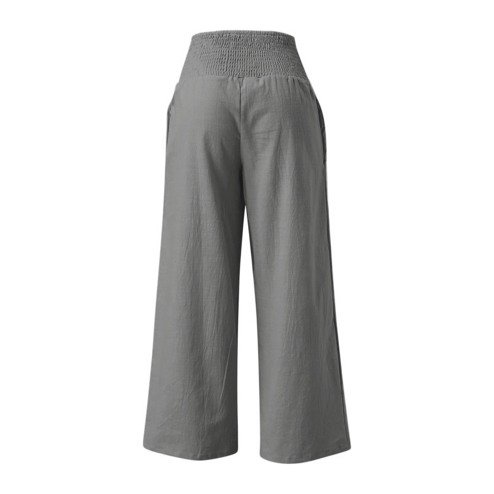 Relaxed wide leg pants with pocket - Image 31