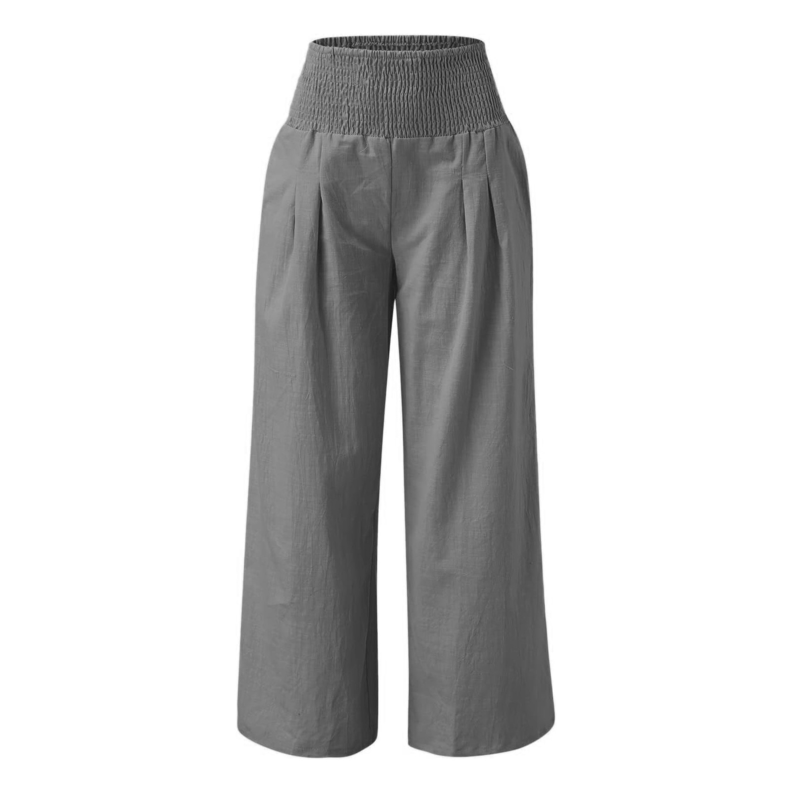 Relaxed wide leg pants with pocket - Image 32