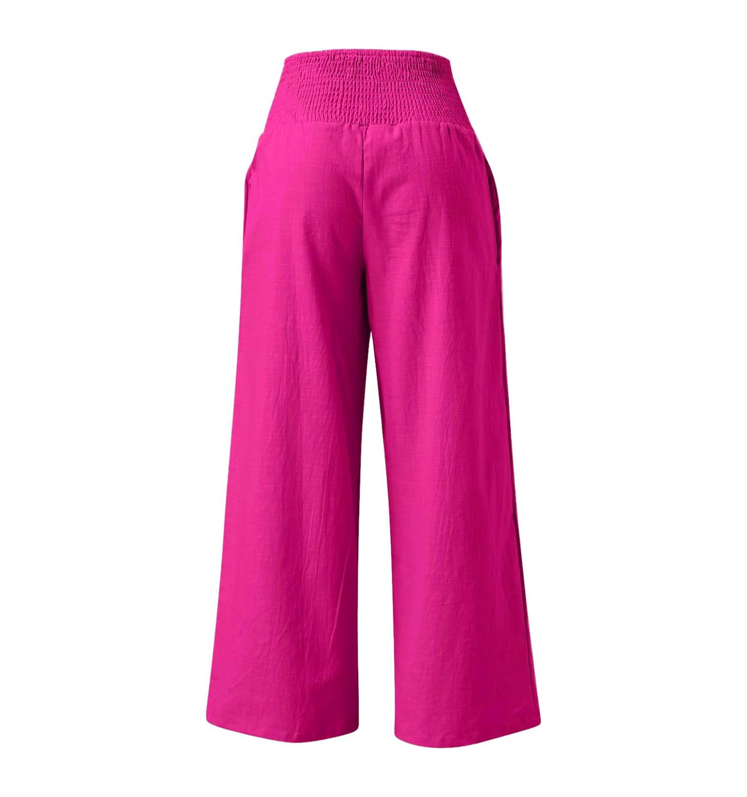 Relaxed wide leg pants with pocket - Image 33