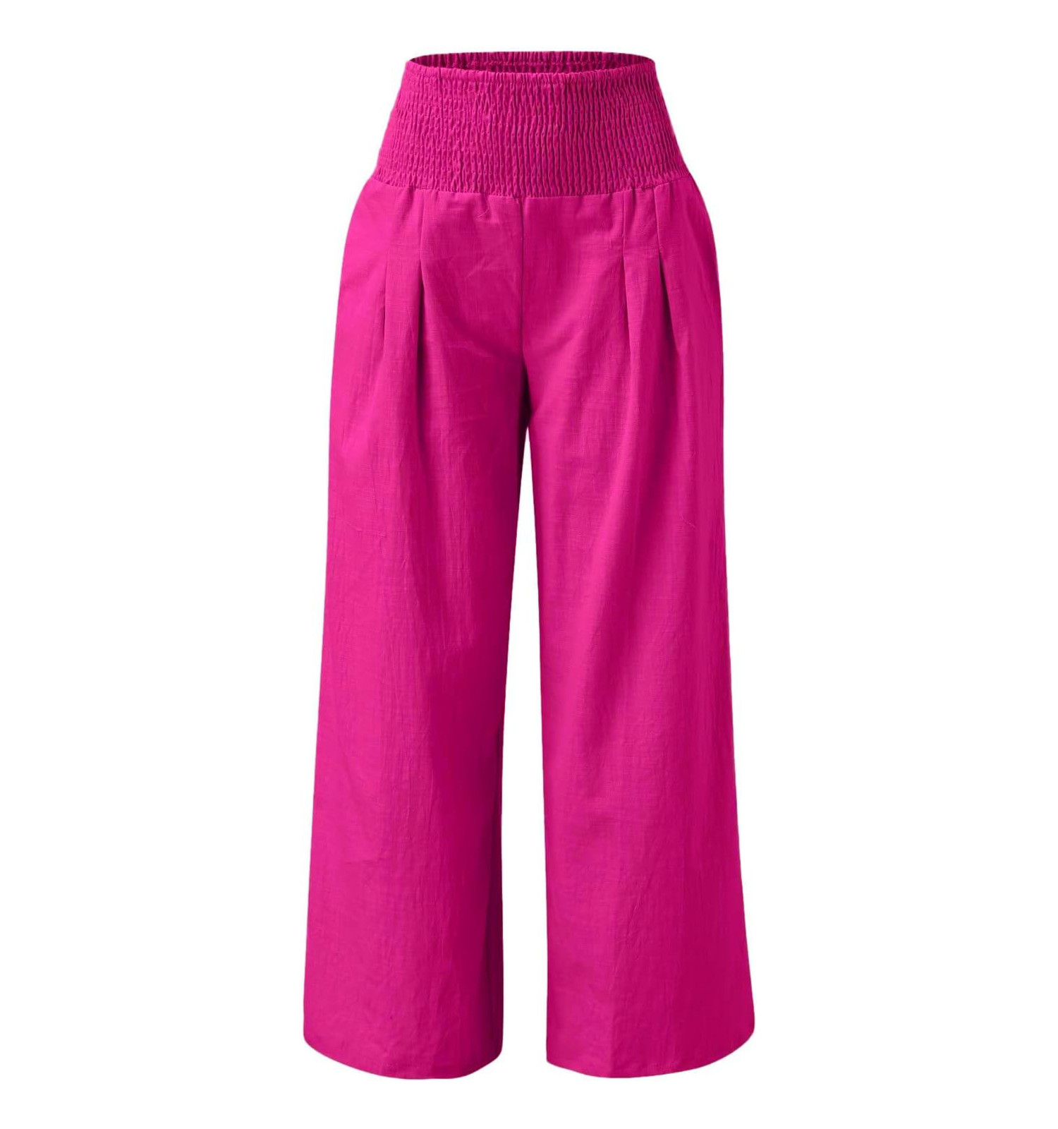 Relaxed wide leg pants with pocket - Image 34