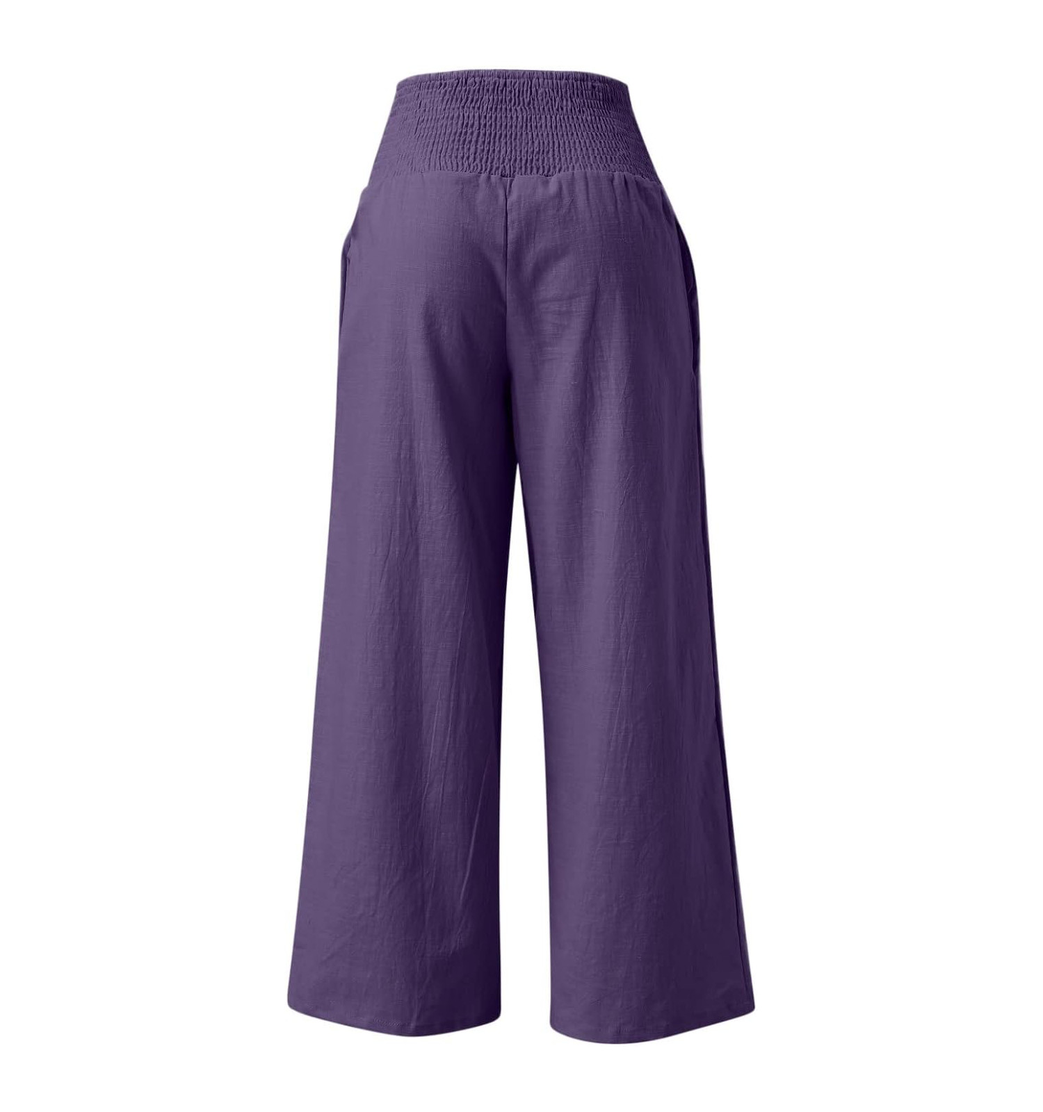 Relaxed wide leg pants with pocket - Image 39
